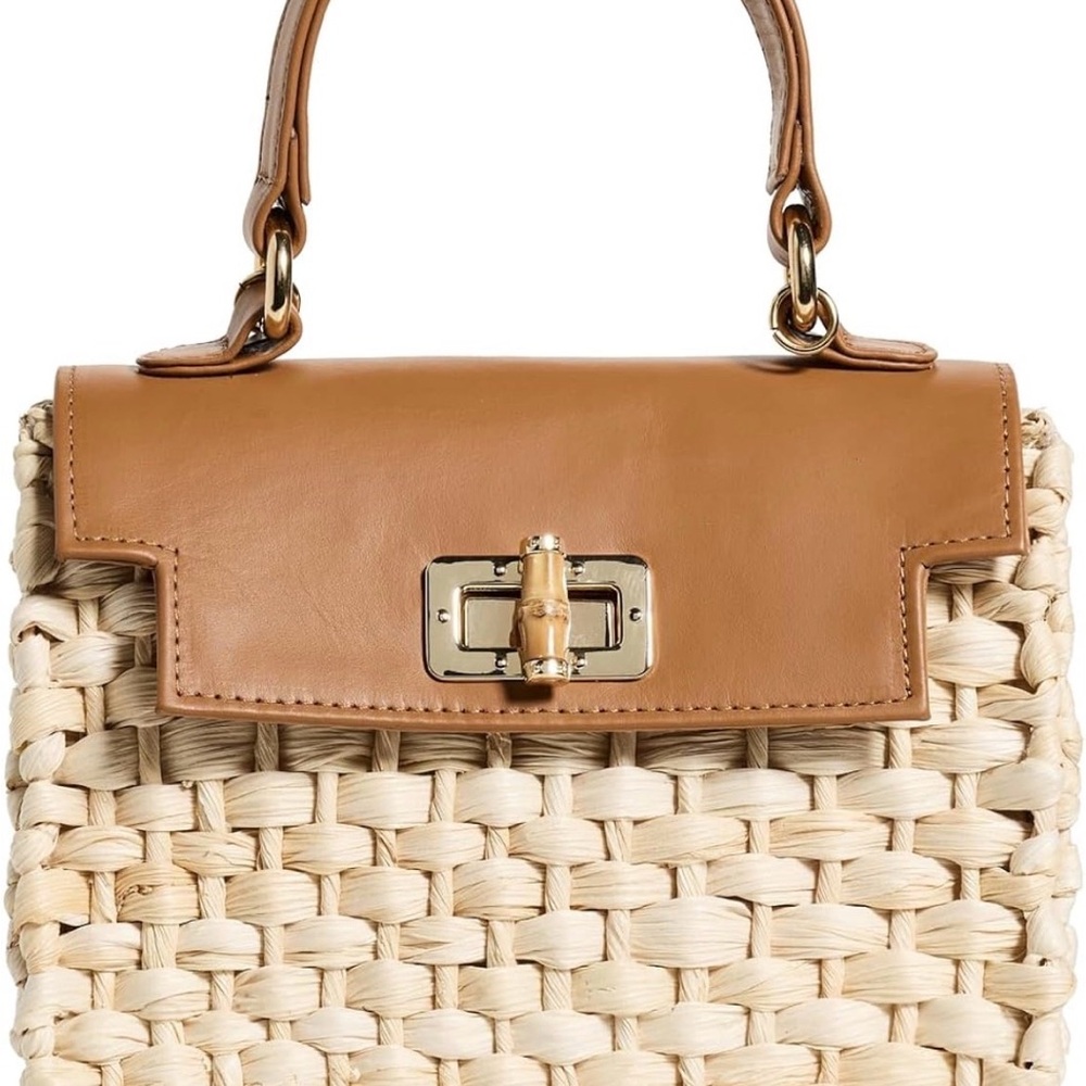 Serpui Fabiana Straw 2 In 1 Bag brand new - Picture 5 of 5